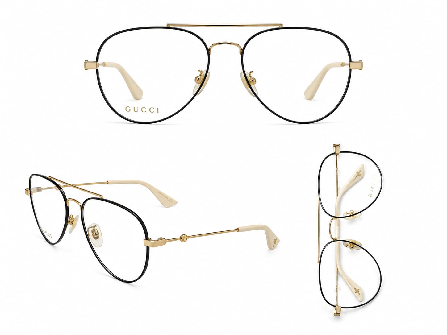 Gucci metal aviator