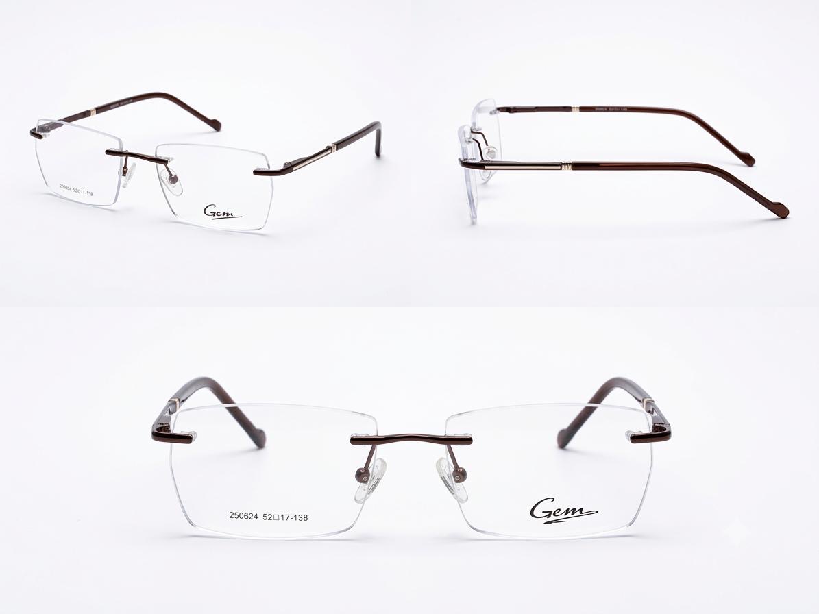 Rimless Black Frame
