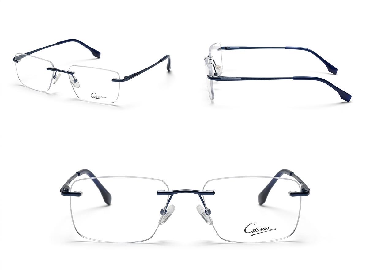 Rimless Black Frame